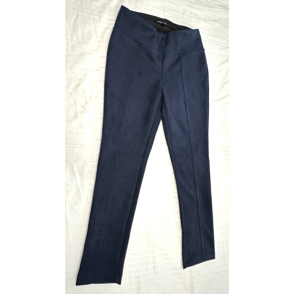 ANDREW MARC WOMENS FAUX SUEDE PULL ON PANTS SIZE M